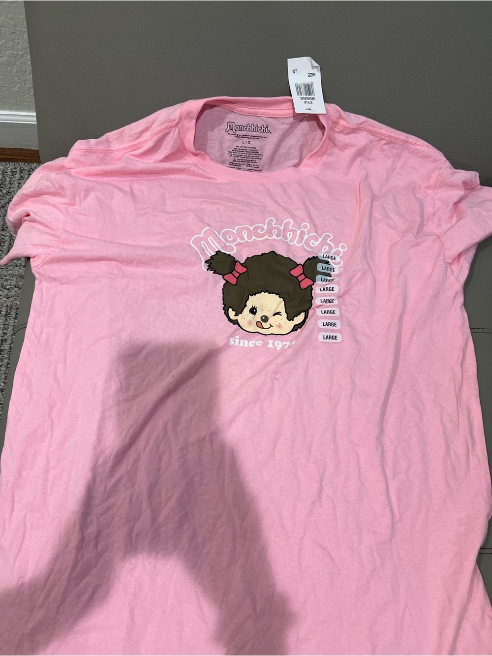 Monchhichi Pink Graphic Tee
